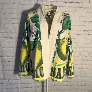 Vintage Sack Lemon Print Jacket